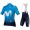 MOVISTAR 2019 Damen Fahrradbekleidung Radtrikot Satz Kurzarm+Kurz Trägerhose 4S359