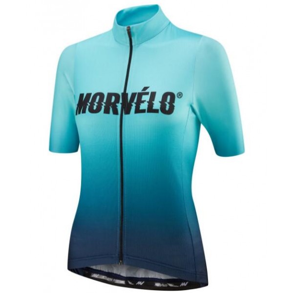 MORVÉLO Damen AQUA Fahrradbekleidung Radtrikot R1O11