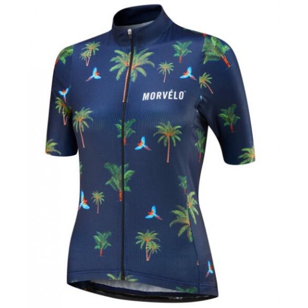 MORVÉLO Damen BOTANICAL Fahrradbekleidung Radtrikot 9ZUXU