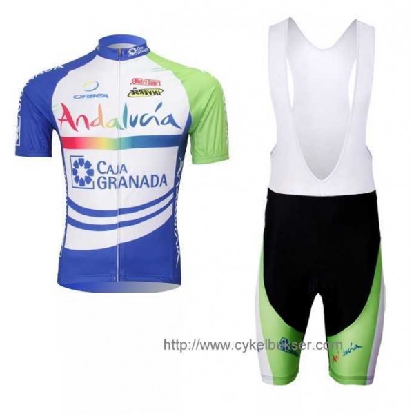 Andaluci Caja Granada Fahrradbekleidung Radteamtrikot Kurzarm+Kurz Radhose Kaufen T6D19