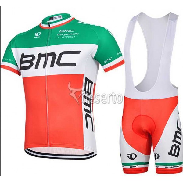 2015 BMC Fahrradbekleidung Radteamtrikot Kurzarm+Kurz Radhose Kaufen Rot grün 16QMG