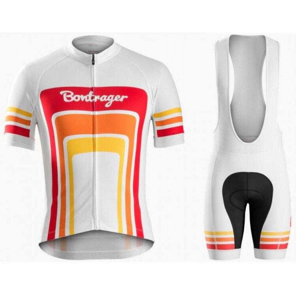 2016 Bontrager Fahrradbekleidung Radteamtrikot Kurzarm+Kurz Radhose Kaufen oranje Rot WGICI