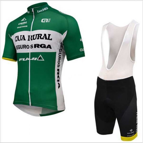 2015 Caja Rural Fahrradbekleidung Radteamtrikot Kurzarm+Kurz Radhose Kaufen 94SY2