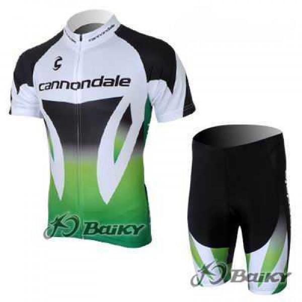 Cannondale Fahrradbekleidung trikot Kurzarm+Kurz Radhose weiß MOIKC