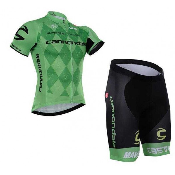 2016 Cannondale Pro Fahrradbekleidung Satz Fahrradtrikot Kurzarm Trikot und Kurz Radhose DF032