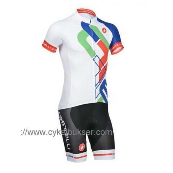 Castelli FramHerenti Radbekleidung Radtrikot Kurzarm und Fahrradhosen Kurz 175VL