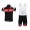 Castelli Fahrradbekleidung Radteamtrikot Kurzarm+Kurz Radhose Kaufen Schwarz Rot JUFY6