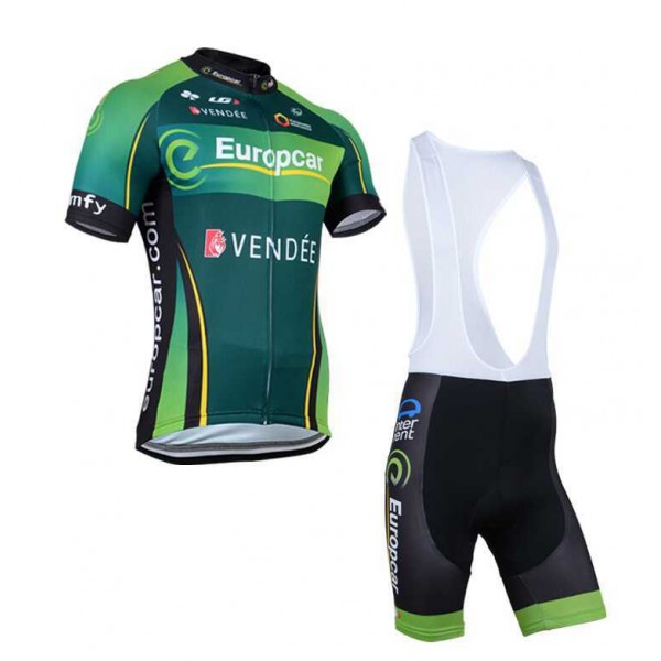 2015 Europcar Fahrradbekleidung Radteamtrikot Kurzarm+Kurz Radhose Kaufen KQEBH