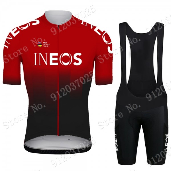 Rot New Ineos Grenadier 2021 Team Fahrradbekleidung Radteamtrikot Kurzarm+Kurz Radhose Oz3qk8