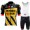 New Style Jumbo Visma 2021 Team Fahrradbekleidung Radteamtrikot Kurzarm+Kurz Radhose 1LuYAB