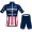 CHAMPION USA Pro Team 2021 Fahrradbekleidung Radteamtrikot Kurzarm+Kurz Radhose lOMLBK