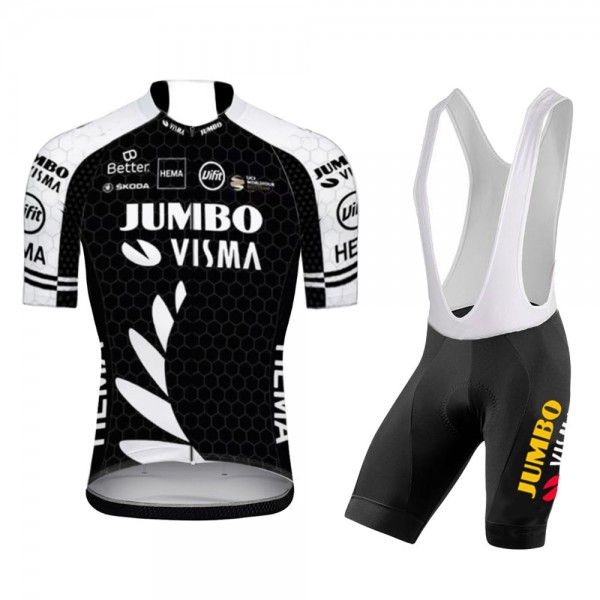 Jumbo Visma New Zealand Pro Team 2021 Fahrradbekleidung Radteamtrikot Kurzarm+Kurz Radhose Eecv1s