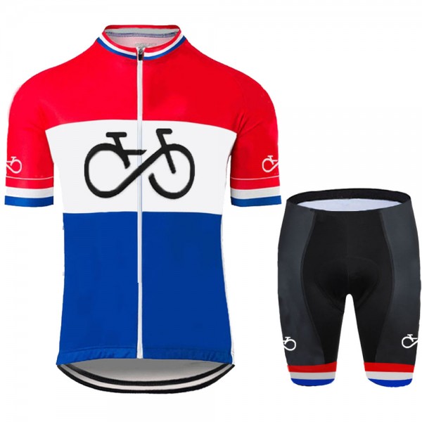 Netherland Pro 2021 Team Fahrradbekleidung Radtrikot+Fietsbroeken Korte RhJAXR