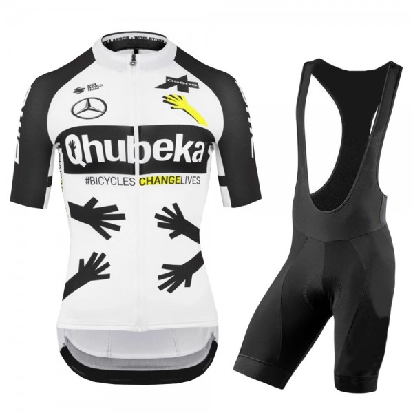 Qhubeka 2021 Team Fahrradbekleidung Radteamtrikot Kurzarm+Kurz Radhose UG6U9G