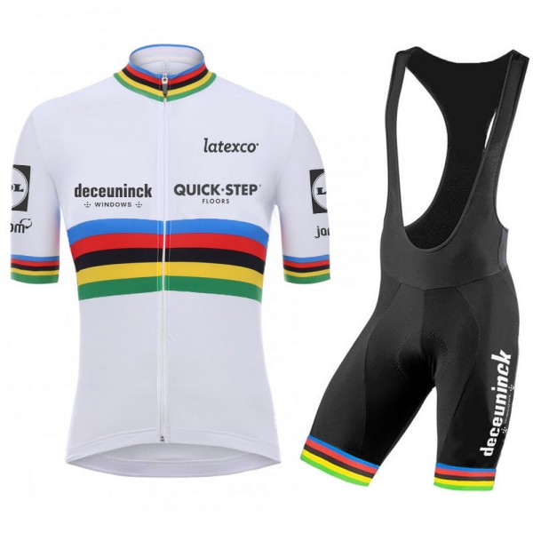 quick step champion Pro 2021 Team Fahrradbekleidung Radteamtrikot Kurzarm+Kurz Radhose NYvzgg