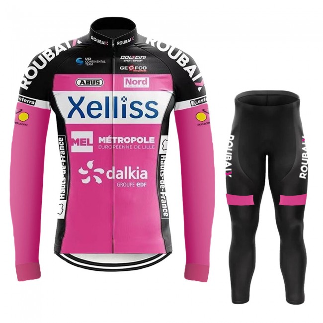 Xelliss Pro Team 2021 Fahrradbekleidung Radtrikot Langarm+Lang Radhose Online Jc5xvN