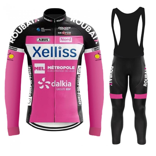 Xelliss Pro Team 2021 Fahrradbekleidung Radtrikot Langarm+Lang Radhose Online PASdgo