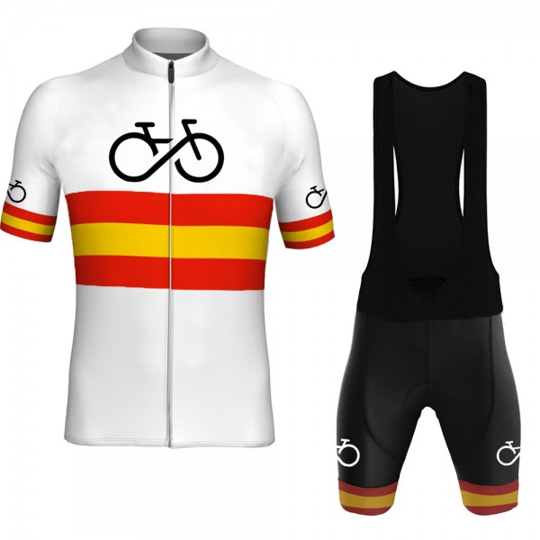 spain Pro 2021 Team Fahrradbekleidung Radteamtrikot Kurzarm+Kurz Radhose vln5ab