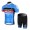 2013 Garmin Sharp Barracuda Cervelo Fahrradkleidung Radsportbekleidung Kurzarm Trikot+Trägerhose Kurz blau RFWZR