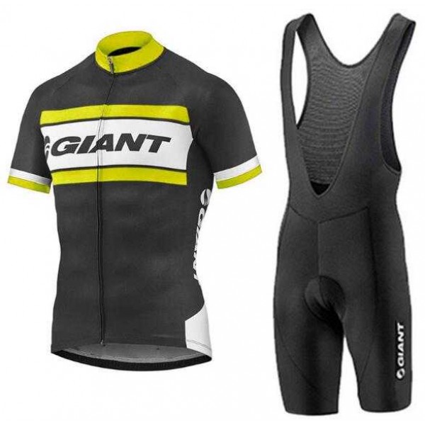 2016-2017 Giant Fahrradbekleidung Radteamtrikot Kurzarm+Kurz Radhose Kaufen gelb 7OB2U