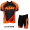 2016 KTM Fahrradkleidung Radsportbekleidung Kurzarm Trikot+Trägerhose Kurz oranje 05 Z44EH