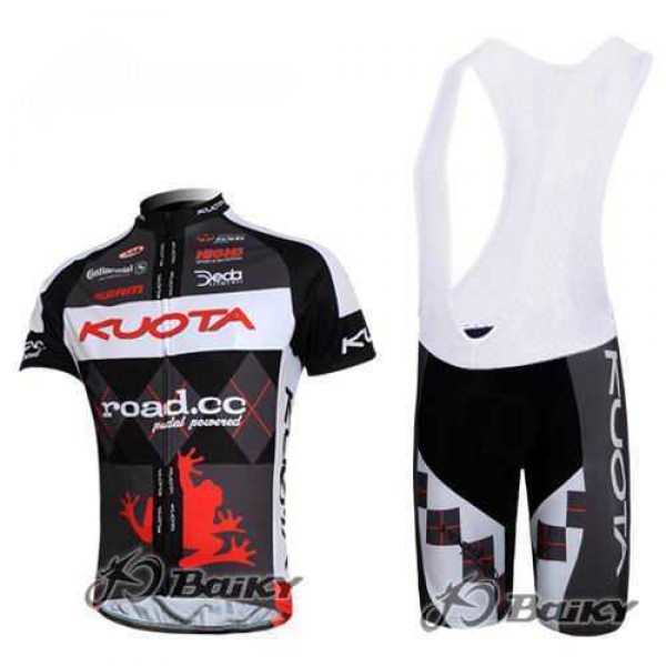 Kuota SRAM Road Pro Team Fahrradbekleidung Radteamtrikot Kurzarm+Kurz Radhose Kaufen Schwarz weiß 8ND19