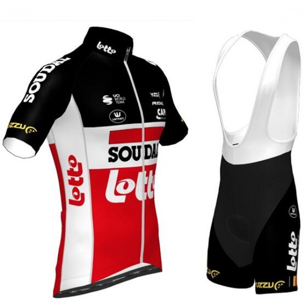 LOTTO SOUDAL 2020 Fahrradbekleidung Radtrikot kurzarm+Trägerhose kurz