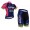 2015 Lampre Merida Fahrradbekleidung Satz Fahrradtrikot Kurzarm Trikot und Kurz Radhose ZTDB7