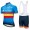 Movistar Champions Spain 2018 Fahrradbekleidung Radtrikot Satz Kurzarm+Kurz Trägerhose 7WOR6