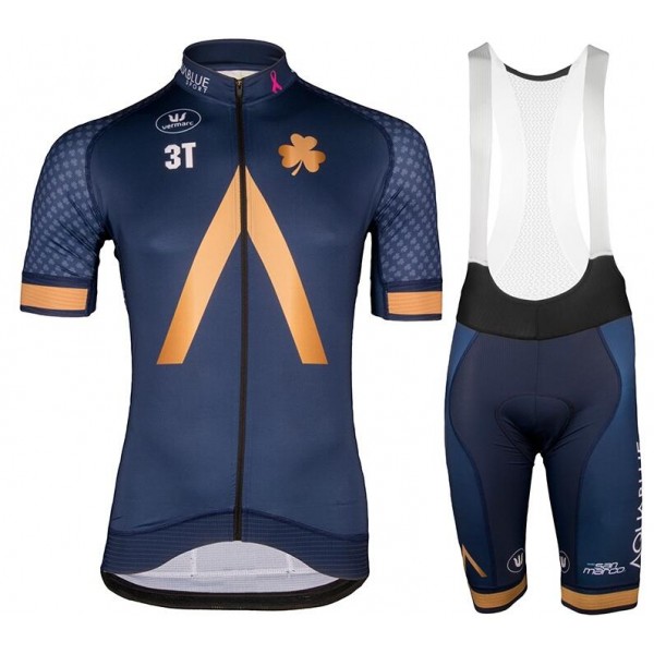 AQUA BLUE SPORT PRR 2018 Fahrradbekleidung Radtrikot Satz Kurzarm+Kurz Trägerhose YEL90