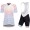 Endura Triangulate Damen 2018 weiß Set Radtrikot Kurzarm Sprot+Kurz Trägerhose L1SBE