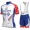 GROUPAMA-FDJ 2018 Fahrradbekleidung Radtrikot Satz Kurzarm+Kurz Trägerhose O4VRB