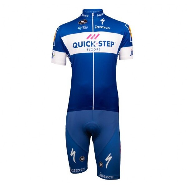 2018 Quick Step Floors Fahrradbekleidung Radteamtrikot Kurzarm+Kurz Radhose KI1BB