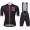 Santini La Maglia Nera 2018 Fahrradbekleidung Radtrikot Satz Kurzarm+Kurz Trägerhose GW7WZ