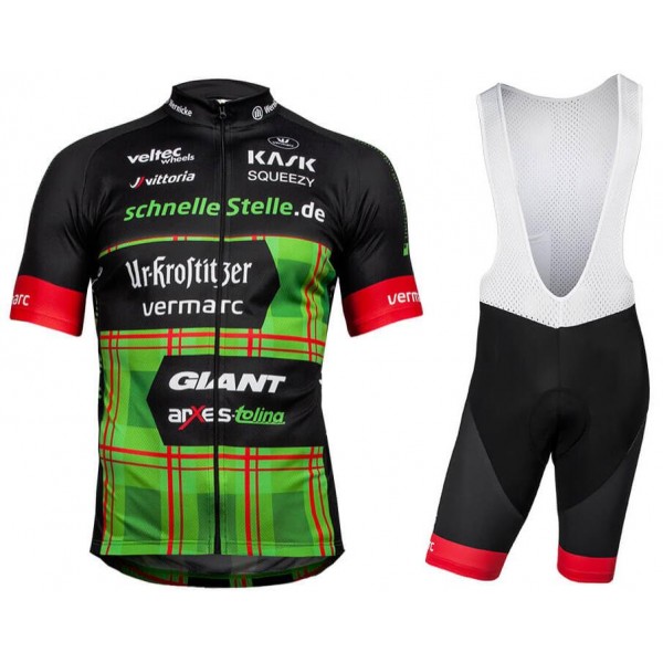 UR-Krostitzer 2018 Fahrradbekleidung Radtrikot Satz Kurzarm+Kurz Trägerhose AHLEH