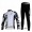 Nalini Pro Team Fahrradtrikot Radbekleidung Langarm+Lang Fahrradhose weiß Schwarz 0TI48