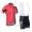 Nalini Functicnal TI Fahrradbekleidung Radteamtrikot Kurzarm+Kurz Radhose Kaufen Rot DKPF4