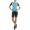 2016 Pinarello Fahrradbekleidung Radtrikot Kurzarm+Kurz Radhose blau Vrouw 0HRB9