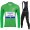 Deceuninck quick step 2021 Tour De France Fahrradbekleidung Radtrikot Langarm+Lang Trägerhose ZBJKR