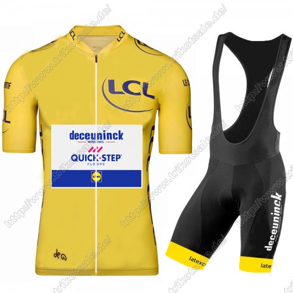 Deceuninck quick step 2021 Tour De France Fahrradbekleidung Radteamtrikot Kurzarm+Kurz Radhose Kaufen LHBWL