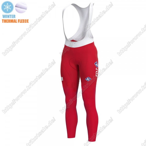 Swiss FDJ Winter Thermal Fleece 2021 Lang Trägerhose Online SQTLR