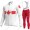 Canada FDJ 2021 Fahrradbekleidung Radtrikot Langarm+Lang Trägerhose LHPVA