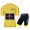 Team INEOS Grenadier 2021 Tour De France Yelllow Fahrradbekleidung Satz Fahrradtrikot Kurzarm Trikot Und Kurz Radhose IHCQA