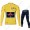 Team INEOS Grenadier Tour De France 2021 Herren Fahrradbekleidung Radtrikot Langarm+Lang Trägerhose Yellow YKWCB
