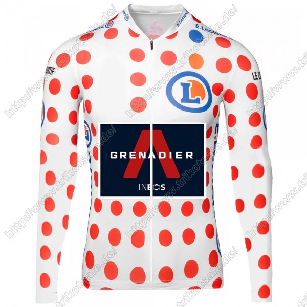 Team INEOS Grenadier Tour De France 2021 Herren Fahrradbekleidung Radtrikot Langarm KRWVN