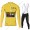 Jumbo Visma 2021 Polka Fahrradbekleidung Radtrikot Langarm+Collant Cycliste INWKC