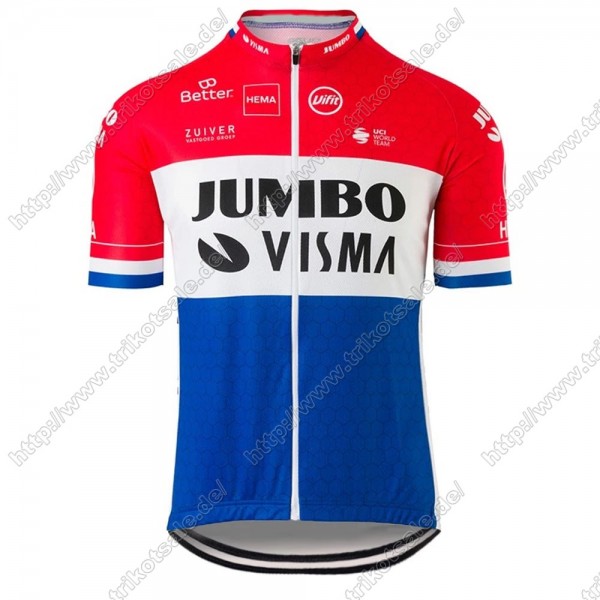 Jumbo Visma 2021 Dutch Fahrradtrikot Radsport KWCRZ