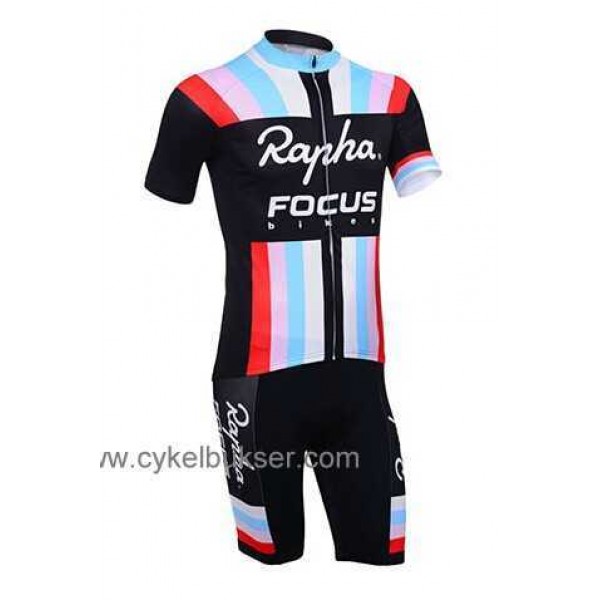 Teams Rapha Focus Radbekleidung Radtrikot Kurzarm und Fahrradhosen Kurz 8FWFR