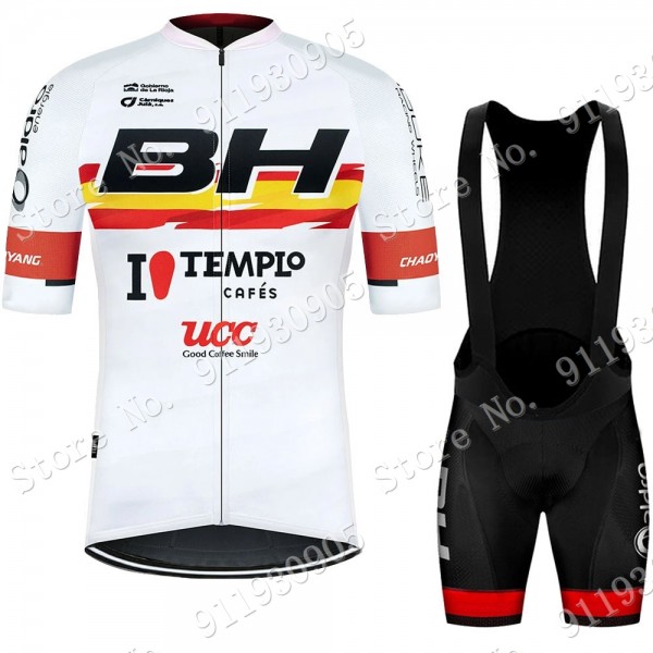 Weiß BH Pro Team 2021 Fahrradbekleidung Radteamtrikot Kurzarm+Kurz Radhose Kaufen 414 WbbVS