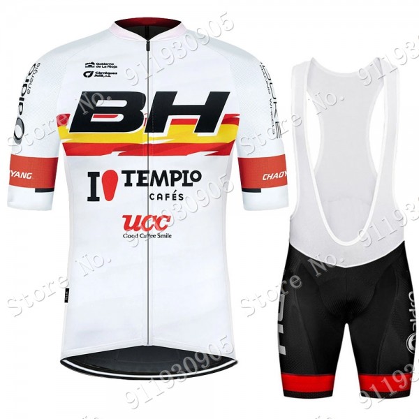 Weiß BH Pro Team 2021 Fahrradbekleidung Radteamtrikot Kurzarm+Kurz Radhose Kaufen 656 9oOf0